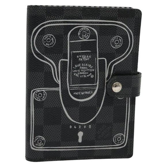 LOUIS VUITTON Damier Graphite Agenda PM Day Planner Cover - Picture 1 of 15